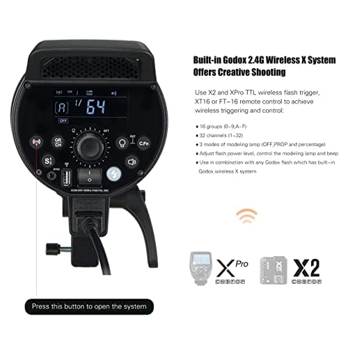 Foto 3 pulgar | Linterna De Estudio Godox Dp800iii-v De 800 W De Potencia Gn126 - Venta Internacional.