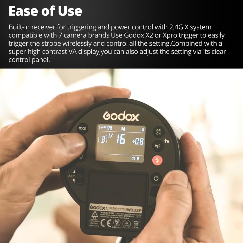 Foto 4 pulgar | Linterna Estroboscópica Godox Ad300pro 300ws Ttl 2.4g Inalámbrica - Venta Internacional.