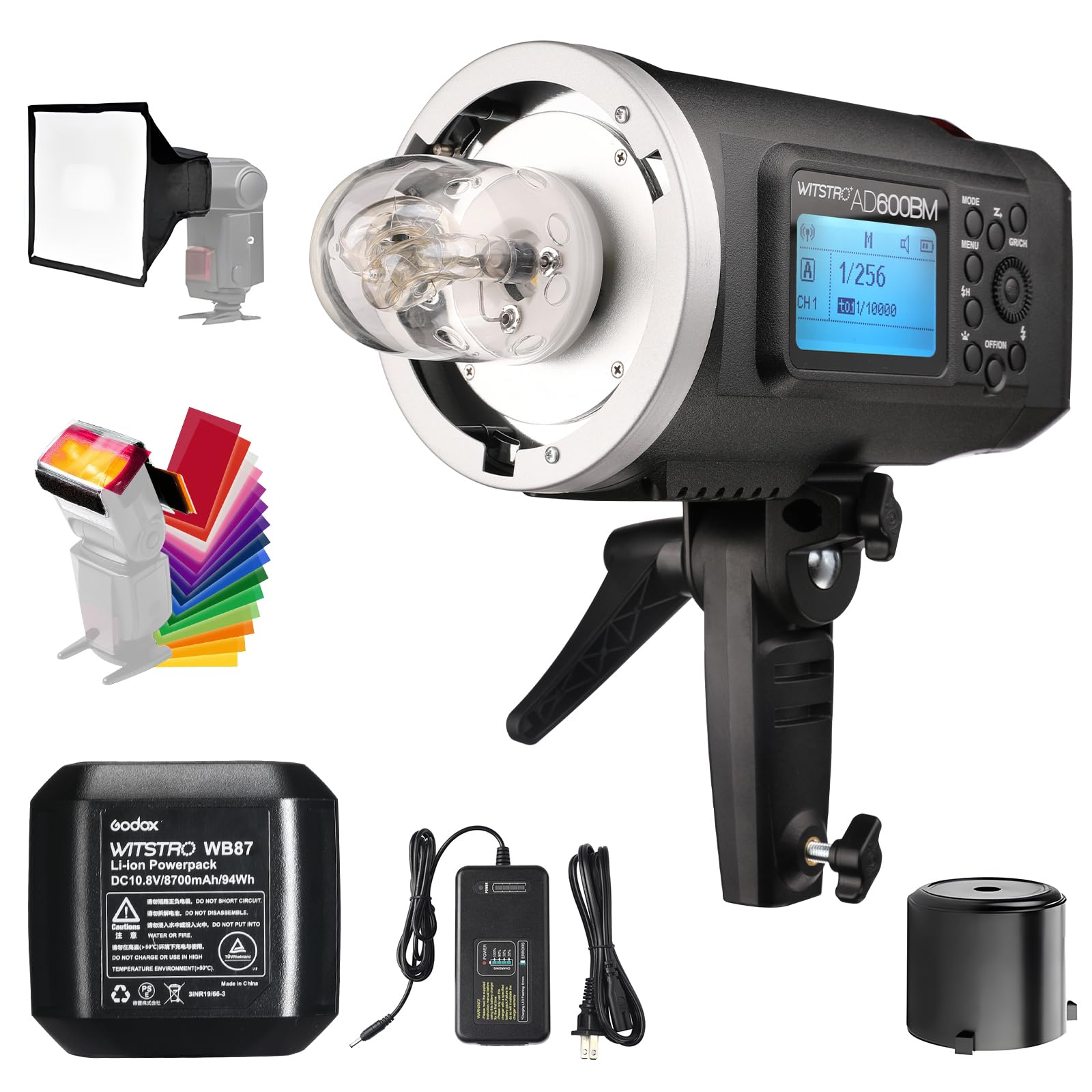 Luz Estroboscópica Studio Flash Godox Ad600bm 600 W - Venta Internacional.