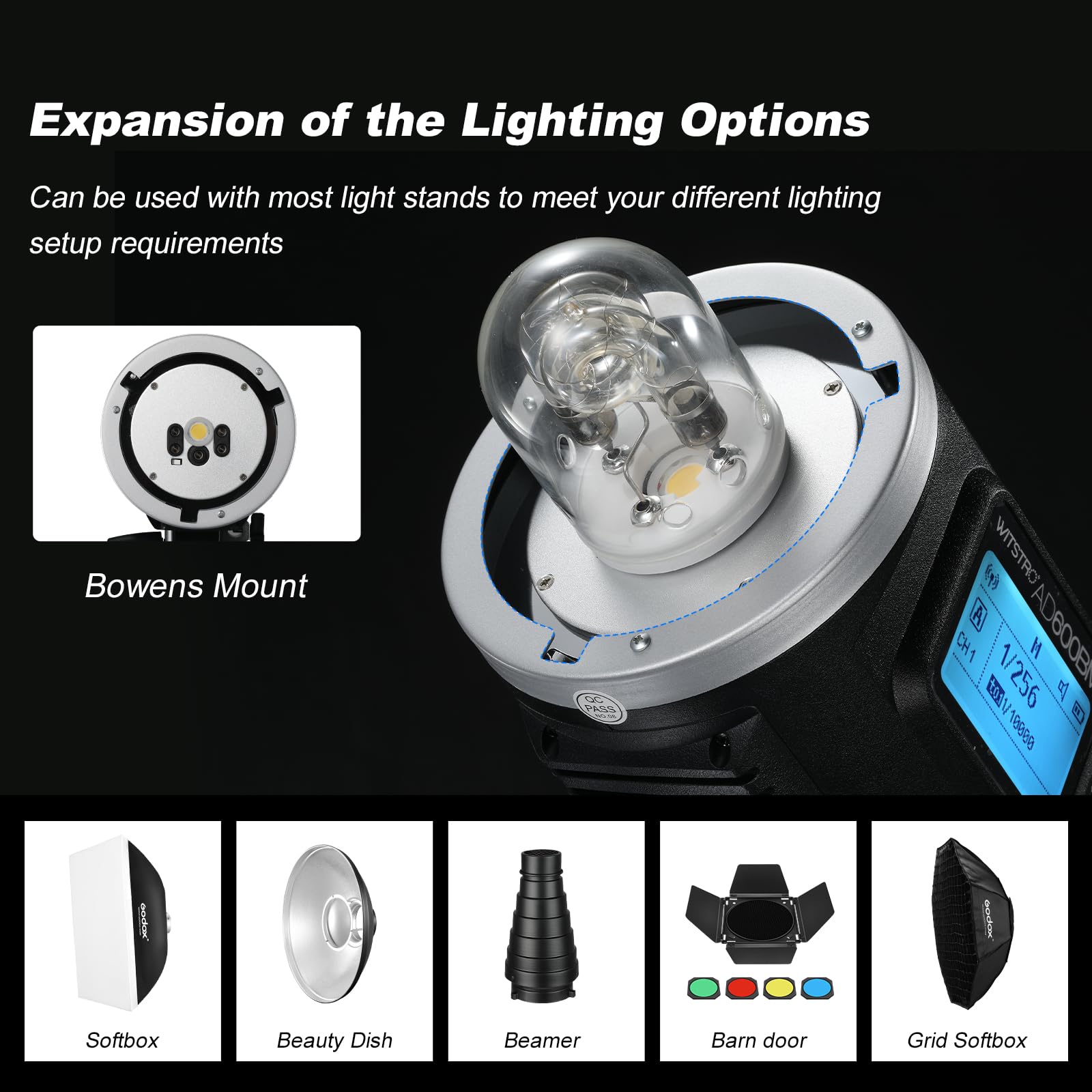 Foto 5 | Luz Estroboscópica Studio Flash Godox Ad600bm 600 W - Venta Internacional.