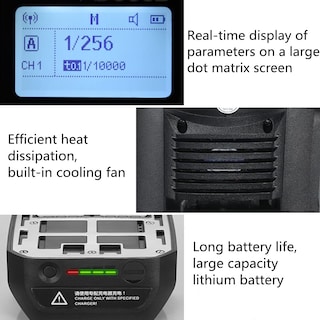 Foto 5 | Flash Estroboscópico Godox Ad600bm 600ws Gn87 Con Sistema X Inalámbrico De 2 4 G - Venta Internacional.