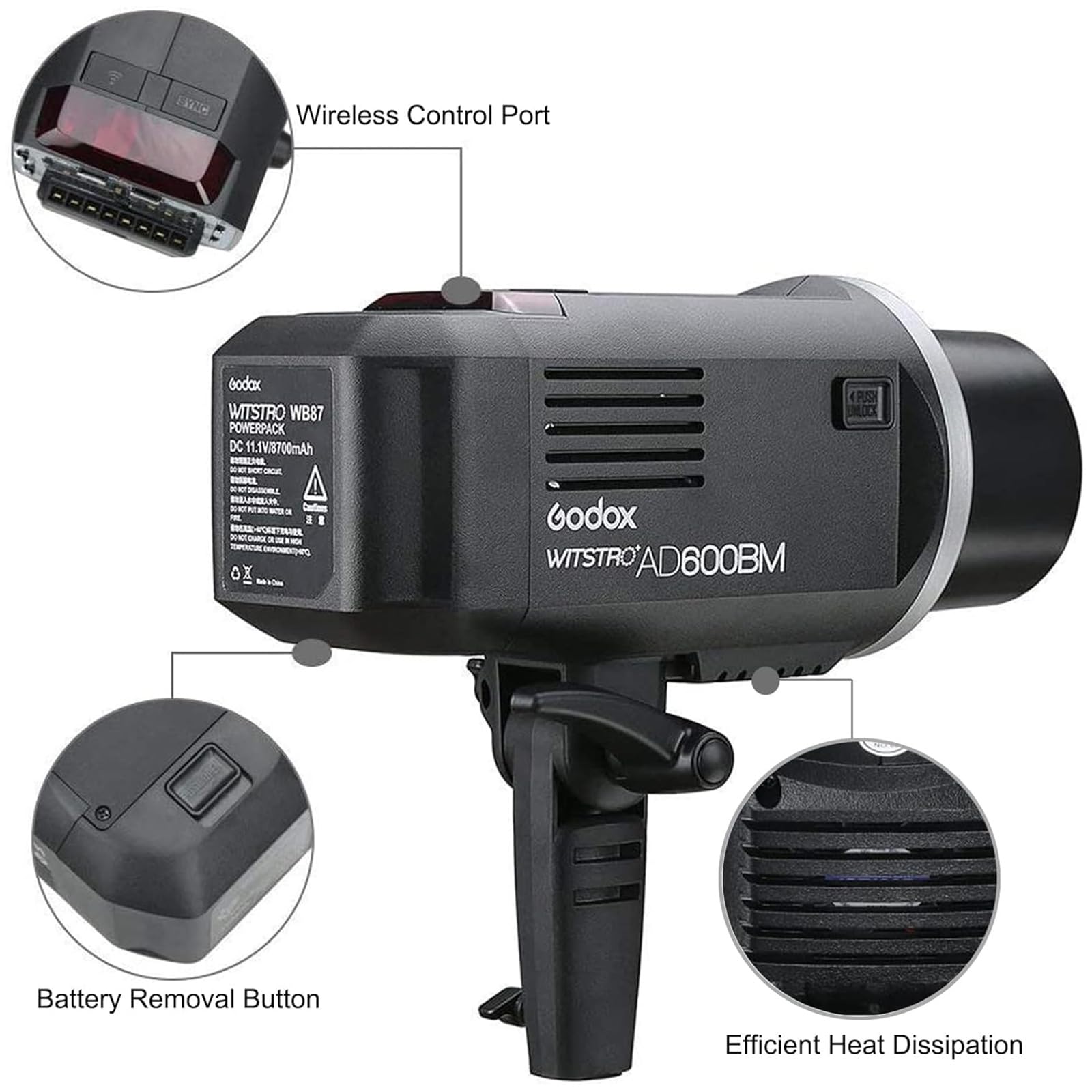 Foto 5 pulgar | Luz Estroboscópica Outdoor Flash Godox Ad600bm Gn87 Hss De 600 W - Venta Internacional.