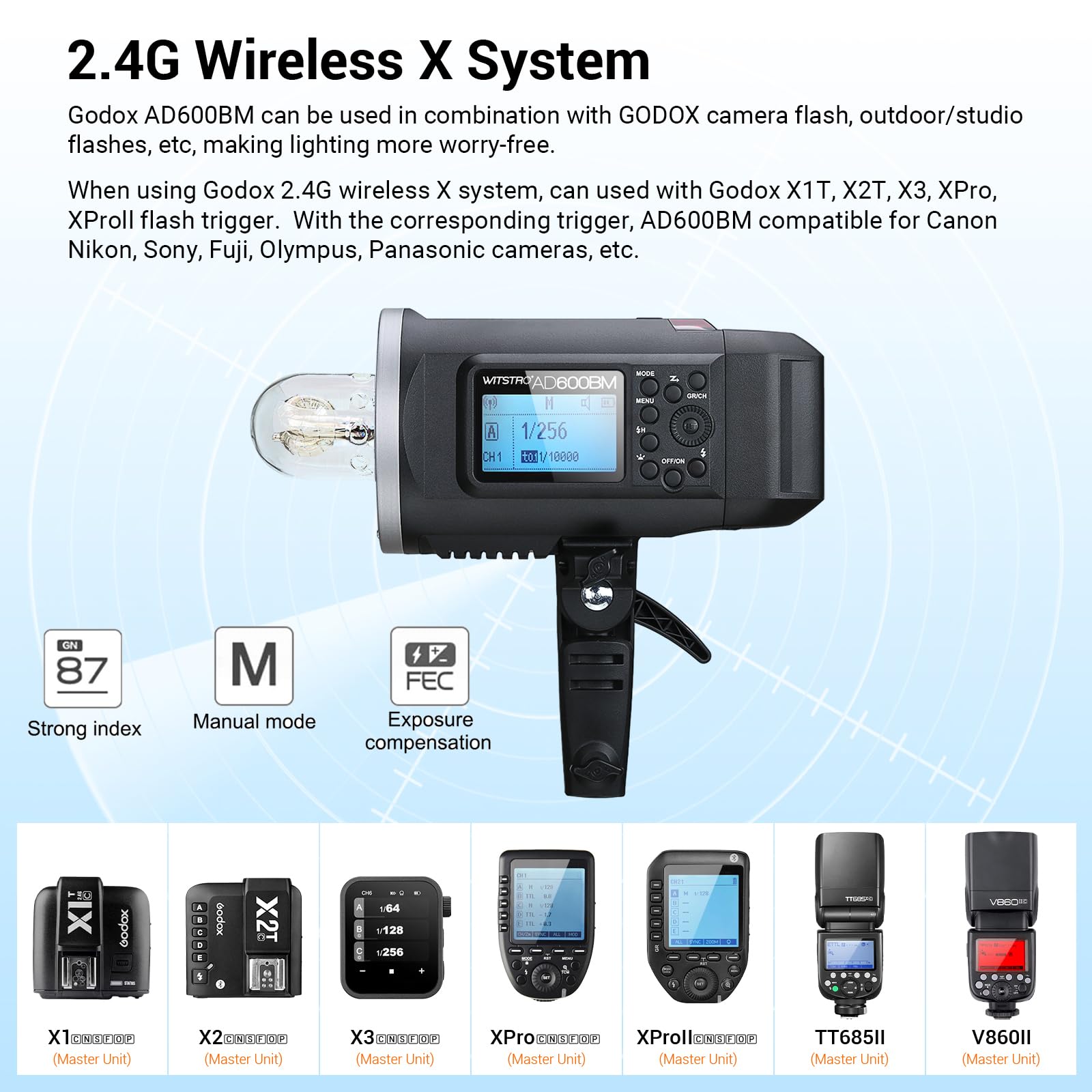 Foto 3 | Soporte Flash Godox Ad600bm Bowens De 600 W Con Batería De 8700 Mah - Venta Internacional.