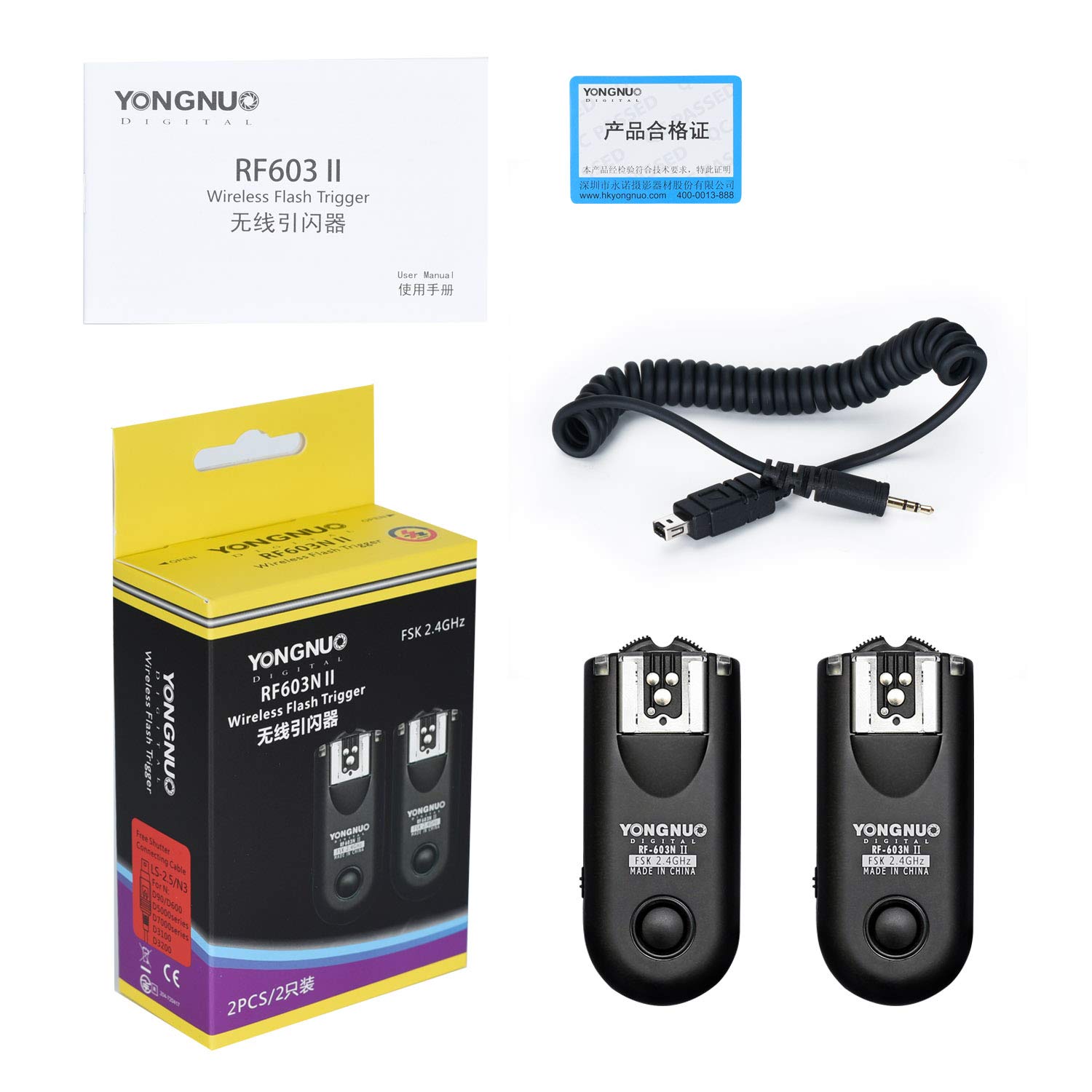 Foto 3 pulgar | Disparador Inalámbrico  Disparador De Flash Yongnuo Rf-603ii N3 - Venta Internacional.
