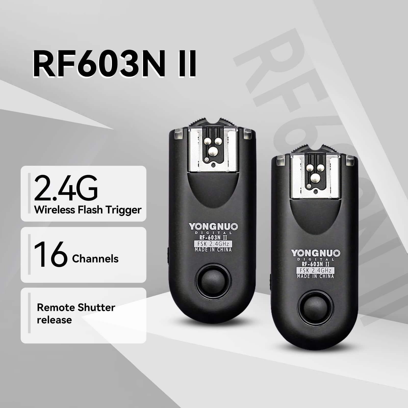 Foto 4 pulgar | Disparador Inalámbrico  Disparador De Flash Yongnuo Rf-603ii N3 - Venta Internacional.