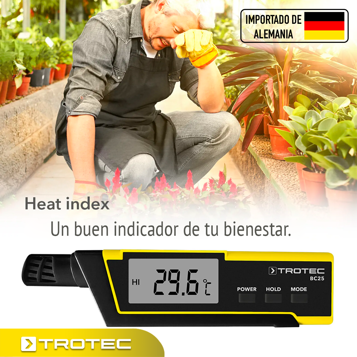 Foto 5 pulgar | Termohigrómetro Medidor de Temperatura y Humedad