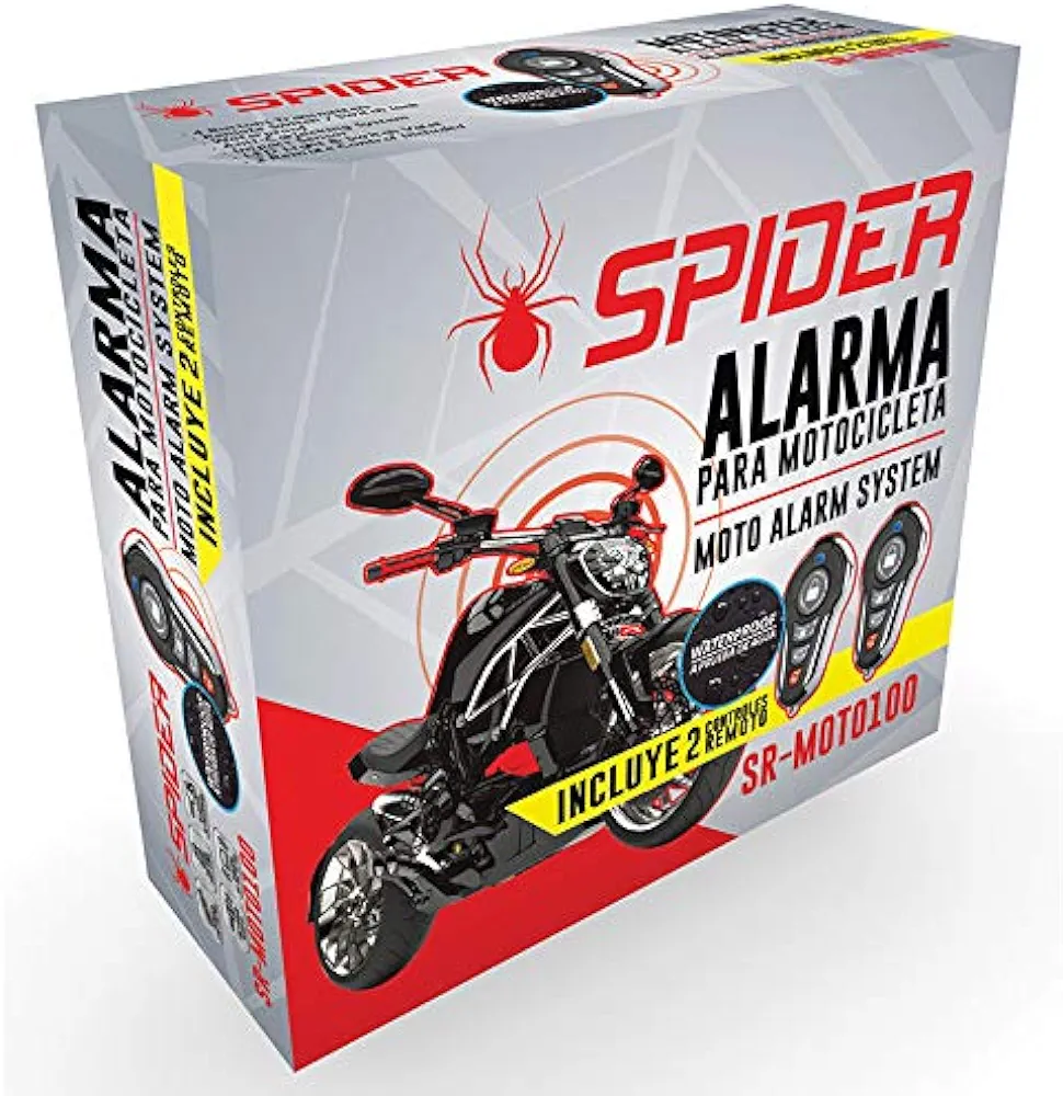 Alarma Para Motocicleta Spider