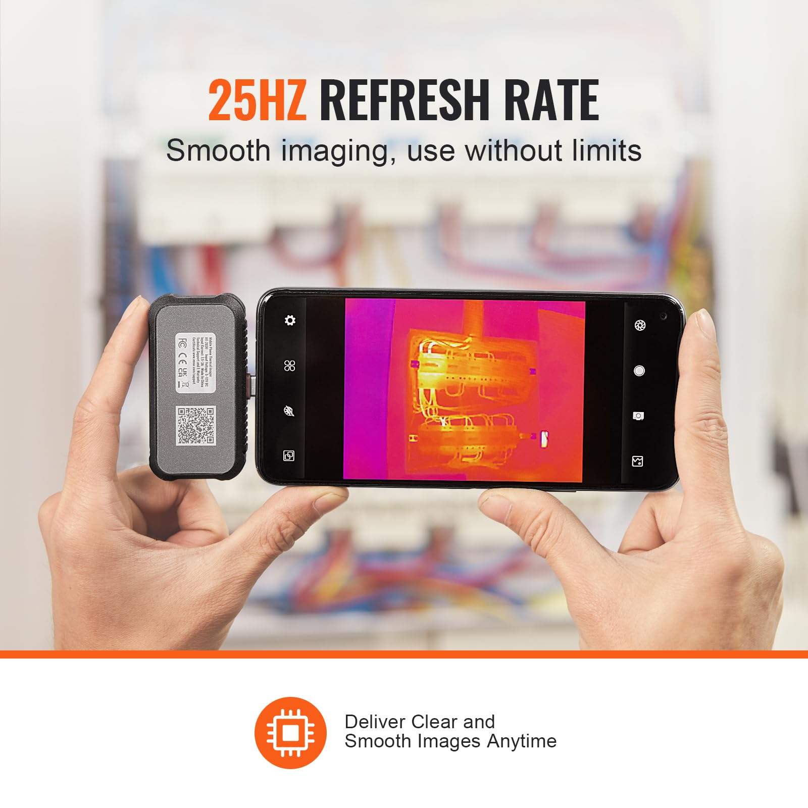 Foto 5 pulgar | Cámara Termográfica Vevor Para Android Con Resolución De 256x192 - Venta Internacional.