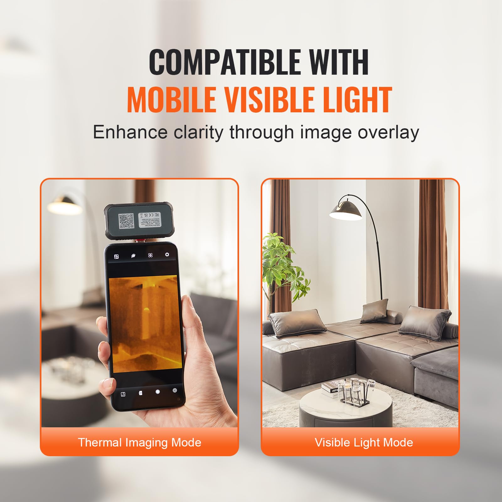 Foto 5 | Cámara Termográfica Vevor Para Android Con Resolución De 256x192 - Venta Internacional.