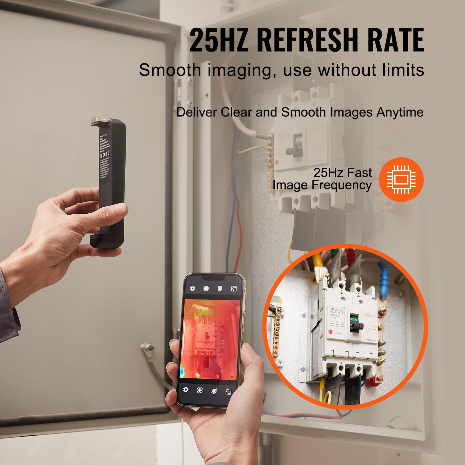 Foto 4 | Cámara Termográfica Vevor Con Resolución 256x192 Para Android E Ios - Venta Internacional.