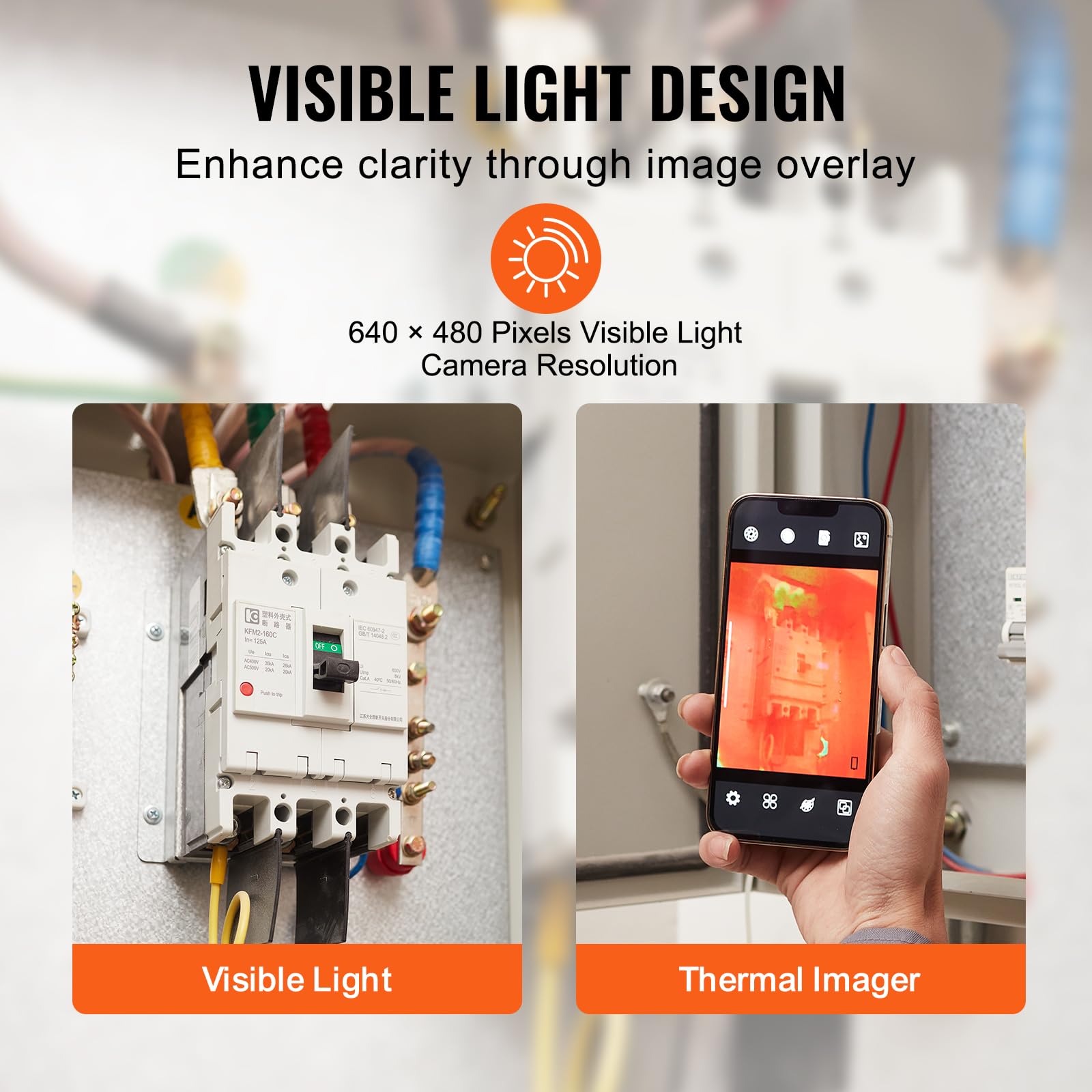 Foto 5 | Cámara Termográfica Vevor Con Resolución 256x192 Para Android E Ios - Venta Internacional.