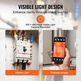 Foto 5 | Cámara Termográfica Vevor Con Resolución 256x192 Para Android E Ios - Venta Internacional.