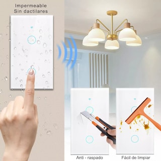 Foto 3 | Interruptor Inteligente Wi-fi de 2 Vías Eo Safe Imports Esi-11082 Blanco