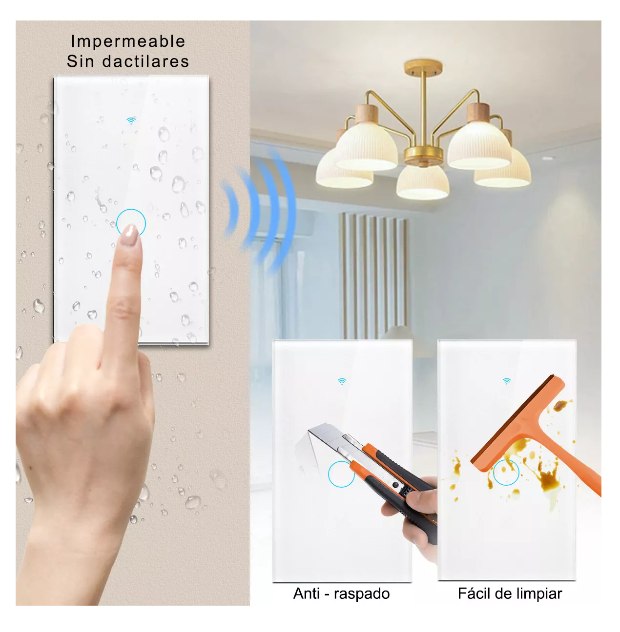 Foto 4 pulgar | Interruptor Inteligente Wi-fi De 1 Vía Blanco Sin Neutro