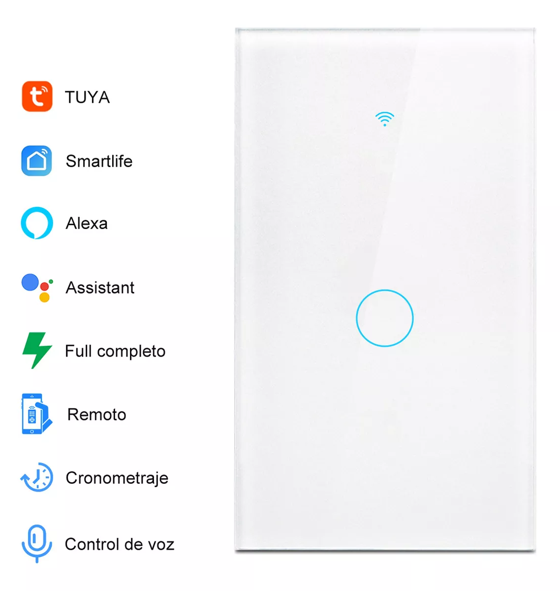 Foto 6 pulgar | Interruptor Inteligente Wi-fi De 1 Vía Blanco Sin Neutro