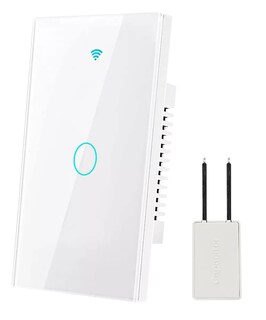 Foto 1 | Interruptor Inteligente Wi-fi de 1 Vías Blanco Sin Neutro