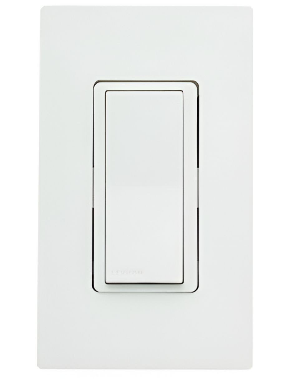 Foto 1 | Interruptor De Luz Dw15s-1bz Leviton Decora Smart Wi-fi Blanco