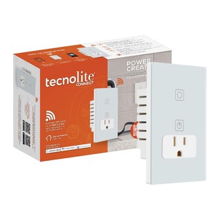 Foto 3 | Apagador Inteligente Tecnolite 1 Botón Táctil 1 Enchufe