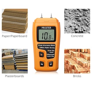 Foto 5 | Medidor De Humedad Proster Wood Detector De Humedad Digital Tipo Pin - Venta Internacional.