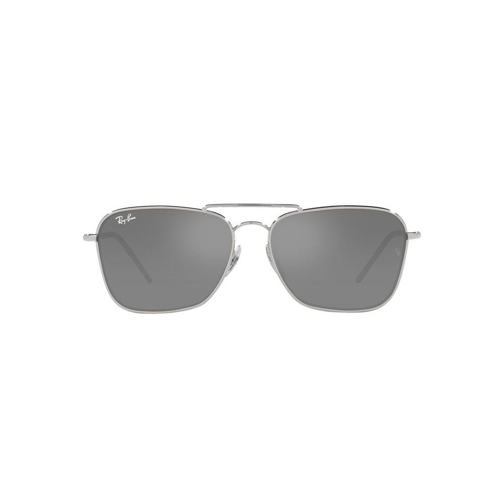 Foto 2 pulgar | Lentes De Sol Caravan Reverse Plateado Ray-Ban