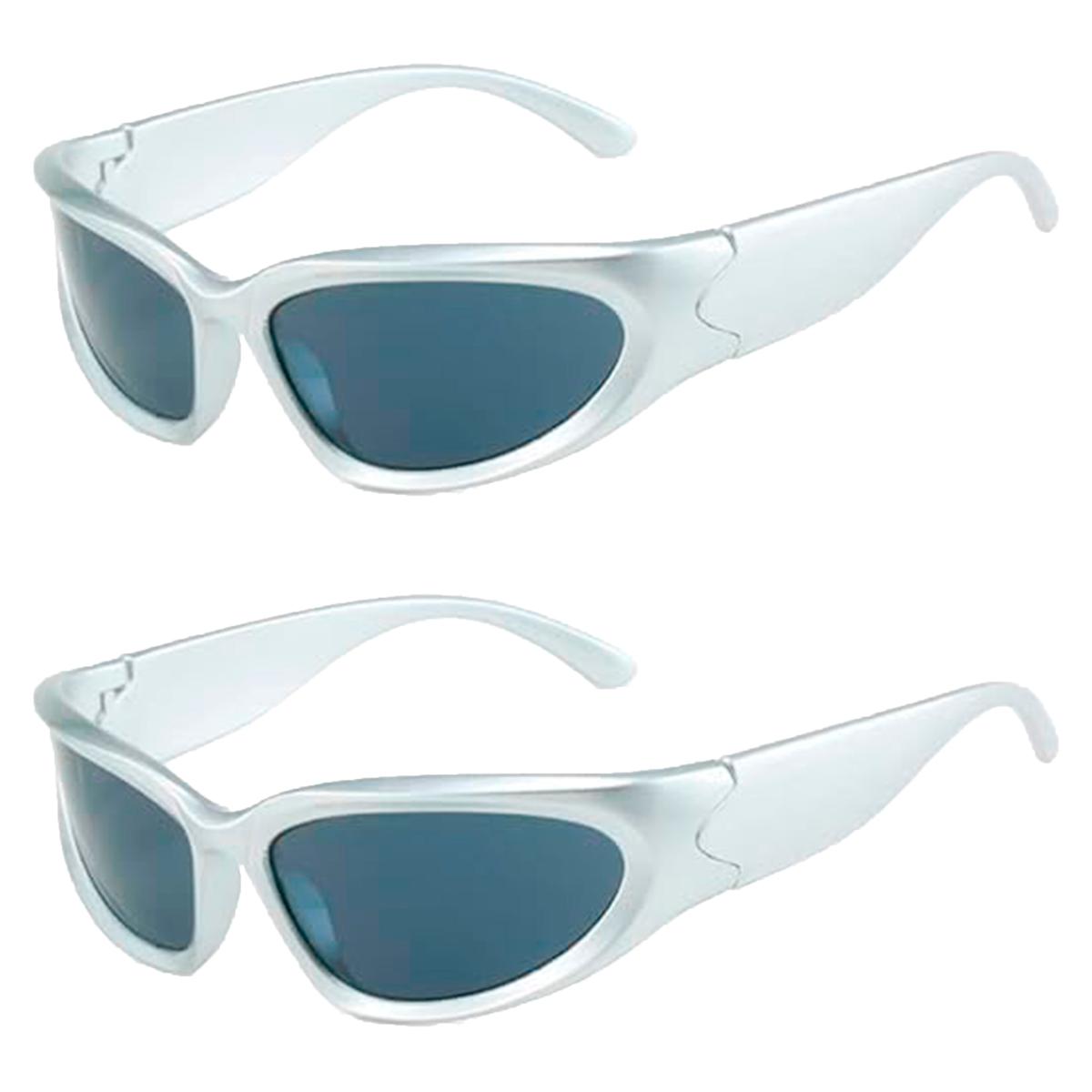 Foto 2 pulgar | Lentes De Moda Polarizado Con Caja Ventdepot Mxifi-002 2 Piezas Plateado