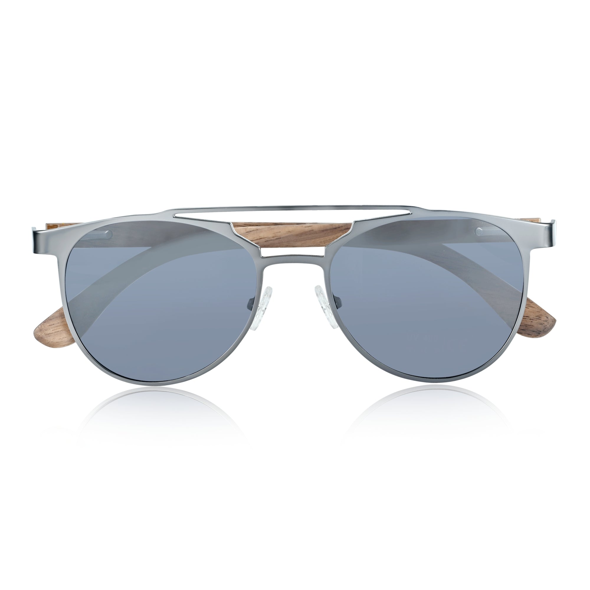 Foto 4 pulgar | Gafas De Sol Earth Wood Positano Polarizadas Zebra/marrón - Venta Internacional.