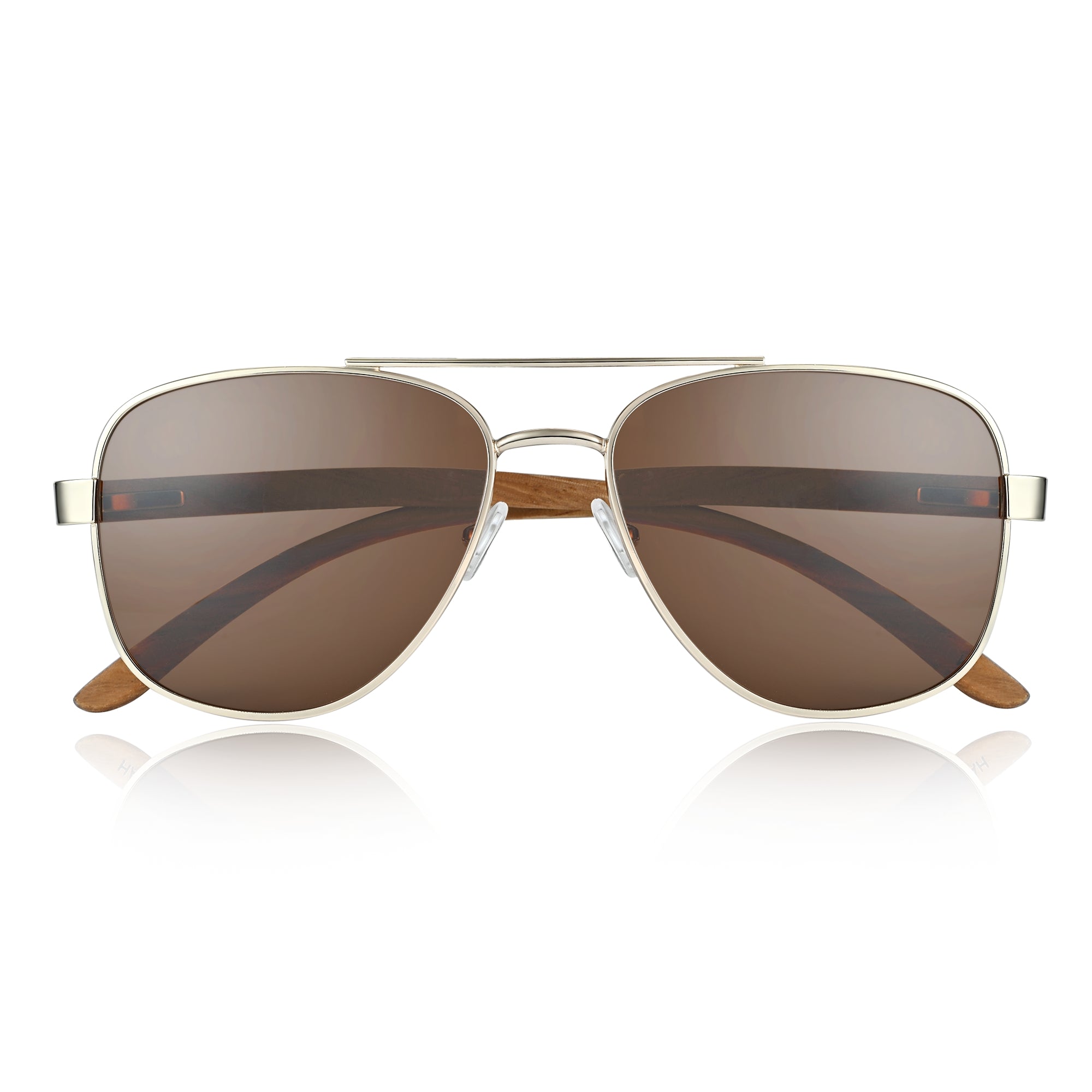 Foto 6 pulgar | Gafas De Sol Earth Wood Kotor Polarized Zebra/brown - Venta Internacional.