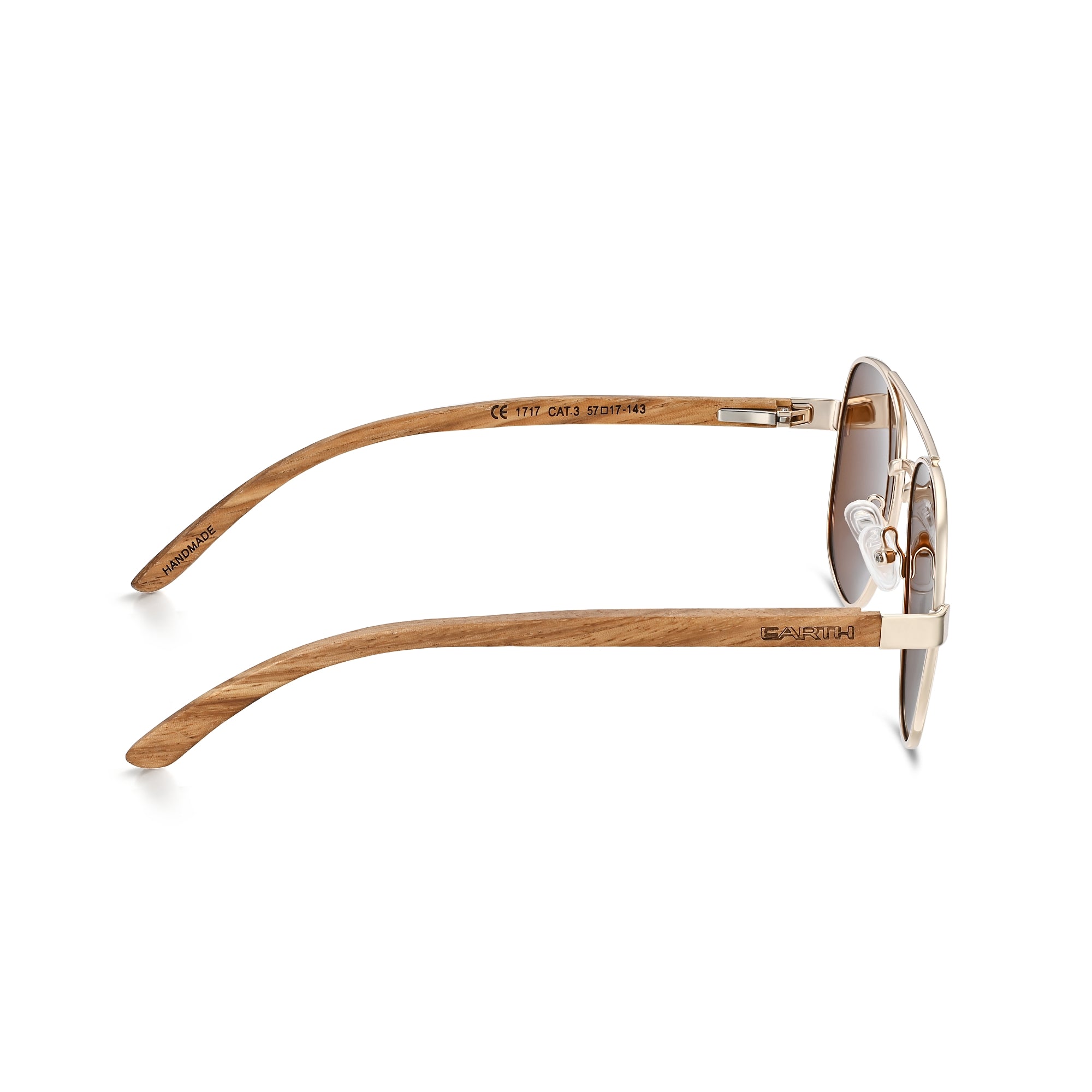 Foto 6 | Gafas De Sol Earth Wood Kotor Polarized Zebra/brown - Venta Internacional.