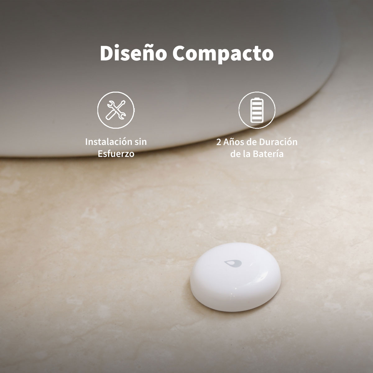 Foto 4 | Sensor de Fugas de Agua T1 Aqara WL-S02D Blanco