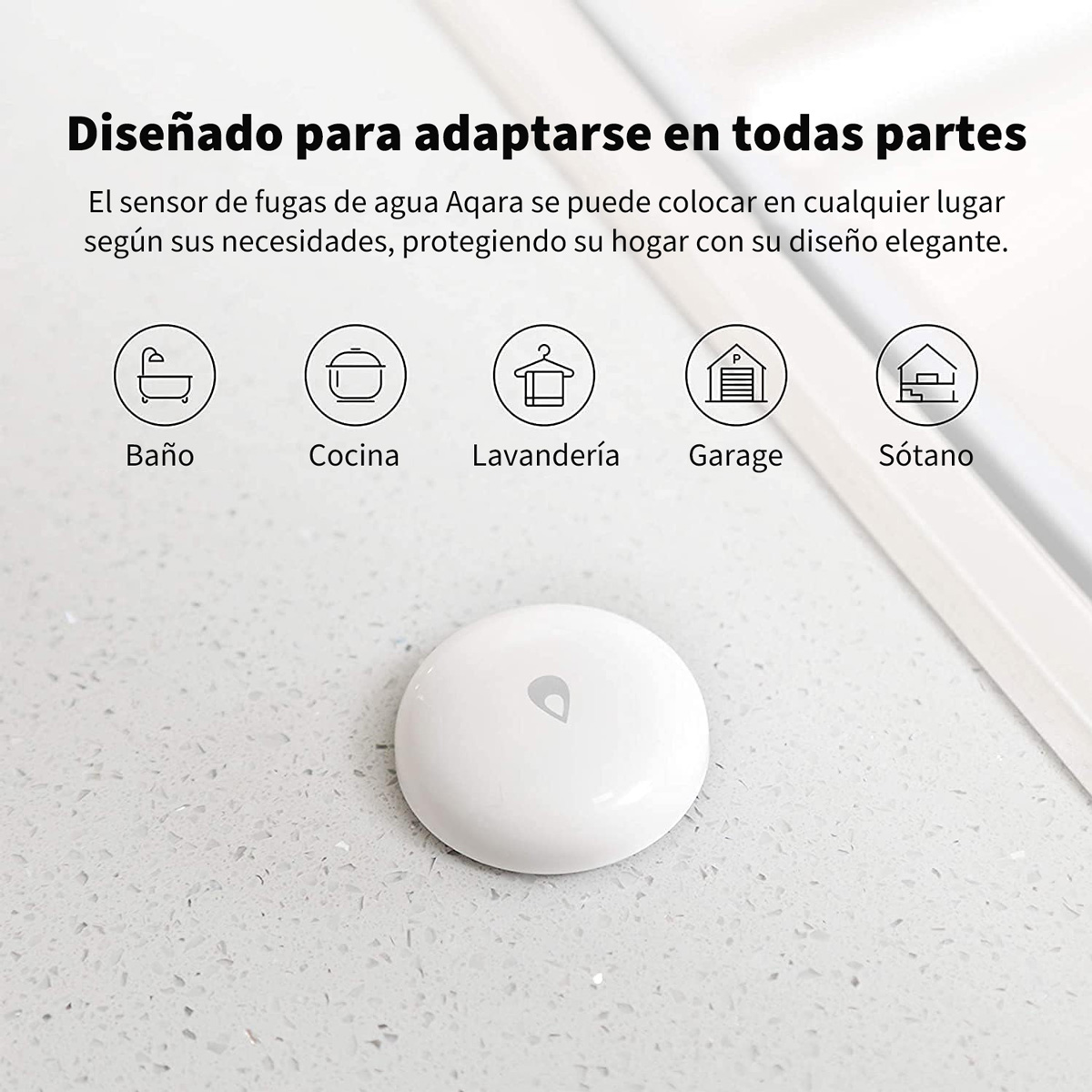 Foto 5 | Sensor de Fugas de Agua T1 Aqara WL-S02D Blanco