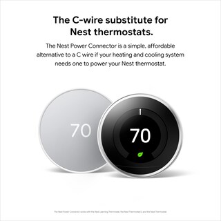 Foto 2 | Adaptador De Cable Con Conector De Alimentación C Para Termostato Google Nest - Venta Internacional.