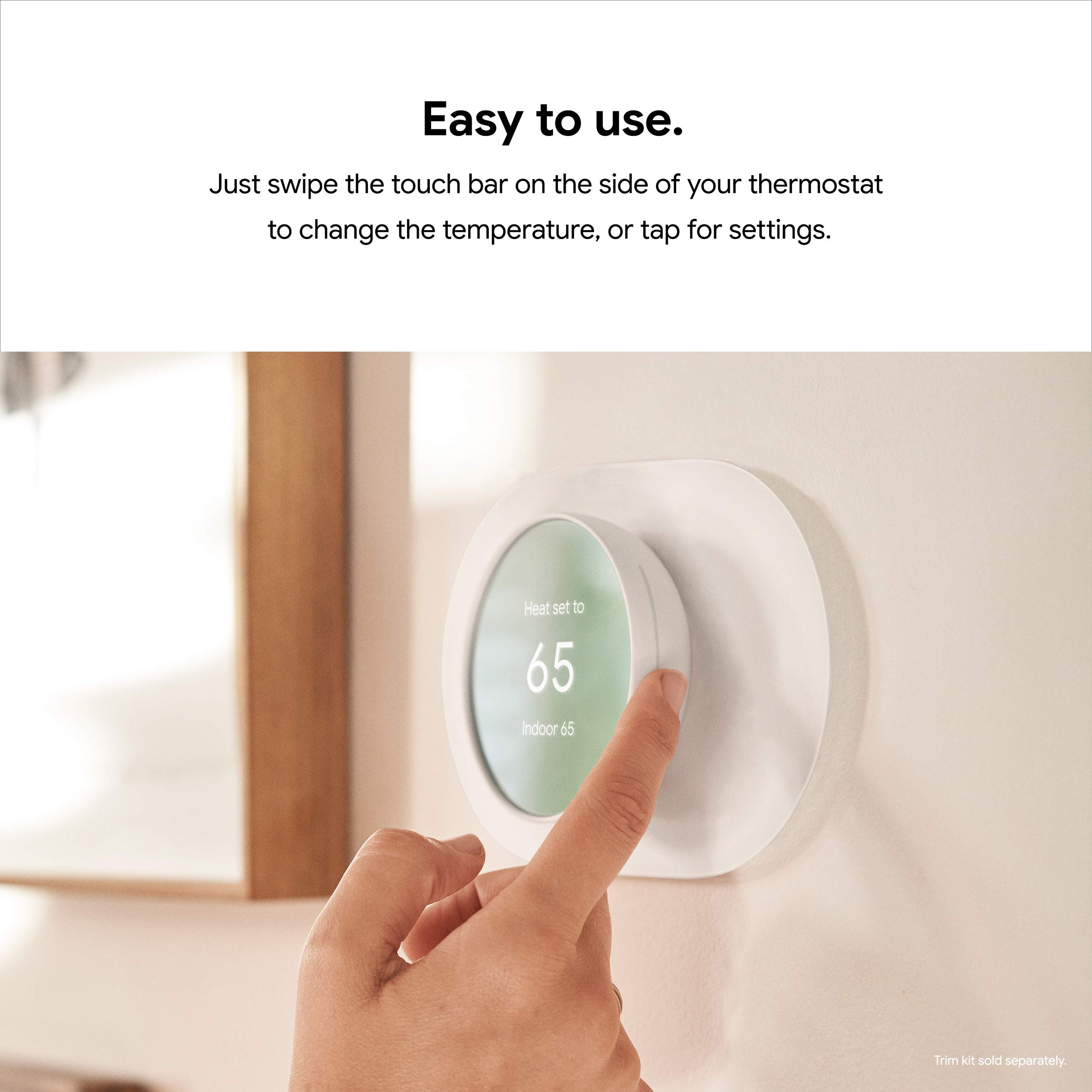 Foto 8 pulgar | Termostato Inteligente Google Nest Programable Wifi Color Arena - Venta Internacional.