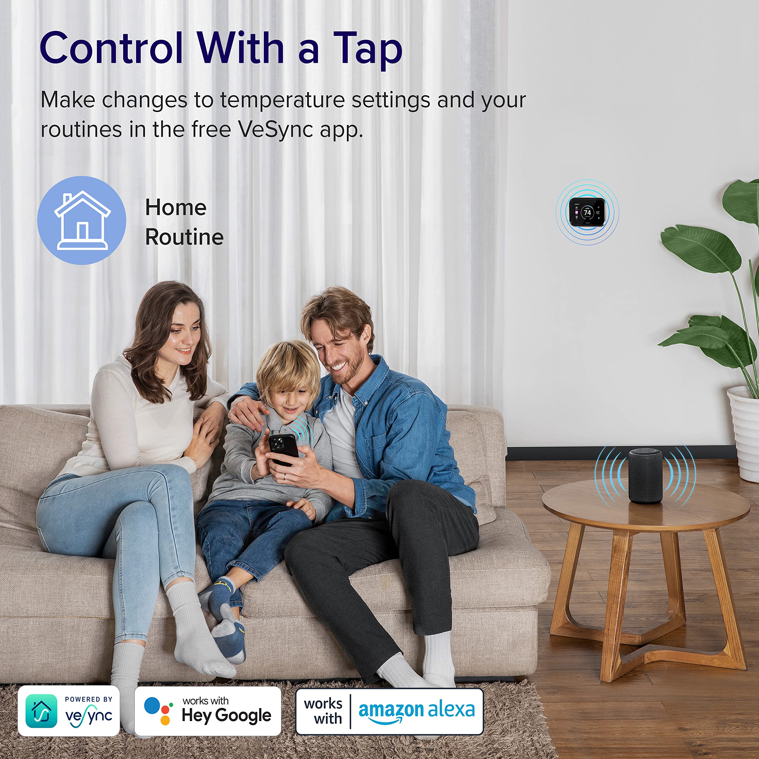 Foto 4 pulgar | Termostato Inteligente Levoit Aura 400s Wifi Programable Blanco - Venta Internacional.