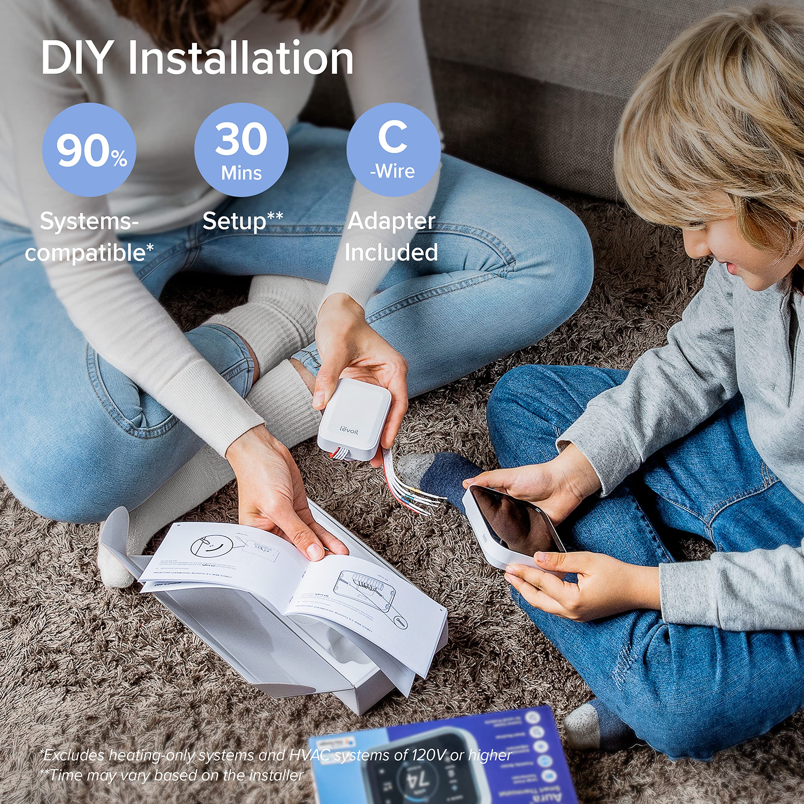 Foto 7 pulgar | Termostato Inteligente Levoit Aura 400s Wifi Programable Blanco - Venta Internacional.