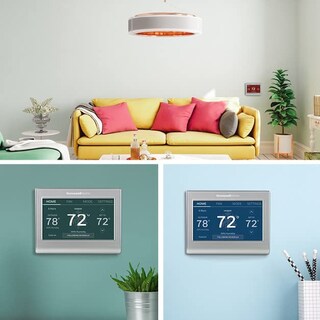 Foto 3 | Reacondicionado Termostato De Color Inteligente Honeywell Home Renewrth9585wf Plateado - Venta Internacional.