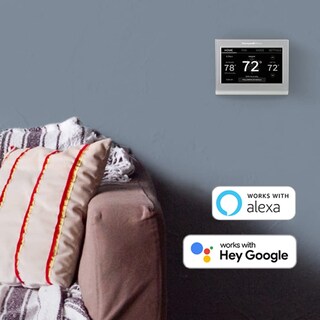 Foto 5 | Reacondicionado Termostato De Color Inteligente Honeywell Home Renewrth9585wf Plateado - Venta Internacional.