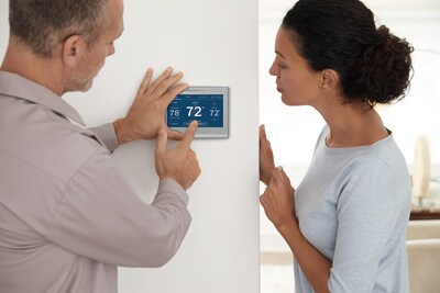 Foto 7 | Reacondicionado Termostato De Color Inteligente Honeywell Home Renewrth9585wf Plateado - Venta Internacional.