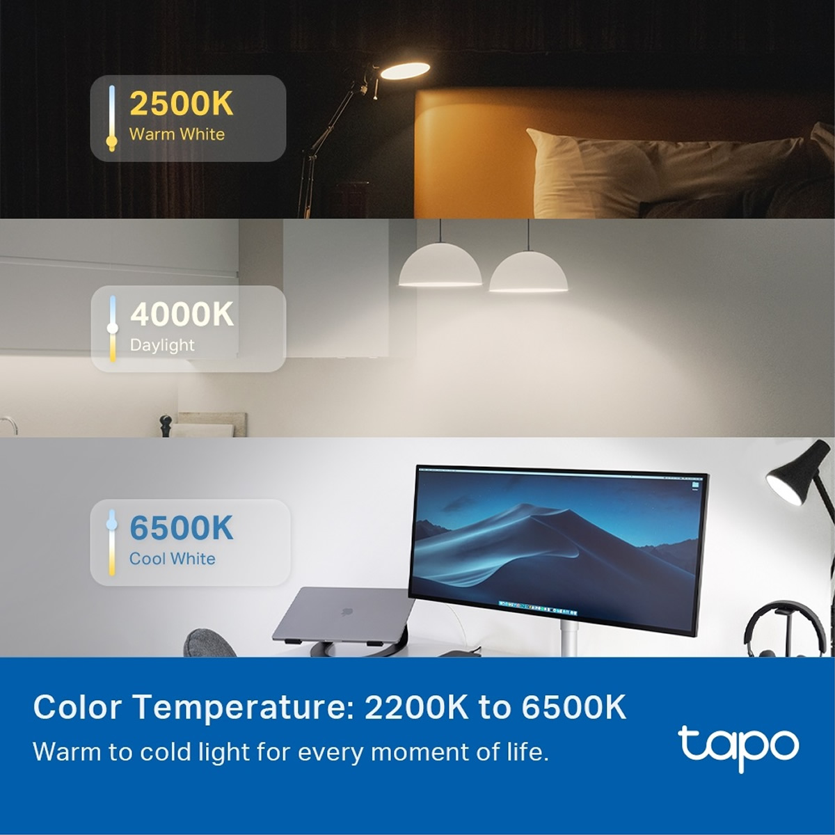 Foto 3 | Kit 2 Focos Inteligente TP-Link Tapo L535E Led RGB Multicolor Wifi App