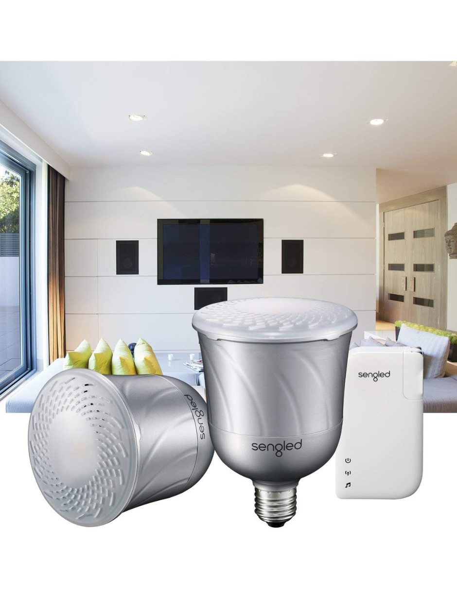 Foto 3 | Paquete de focos con altavoz  Bluetooth Sengled y expansor subwoofer