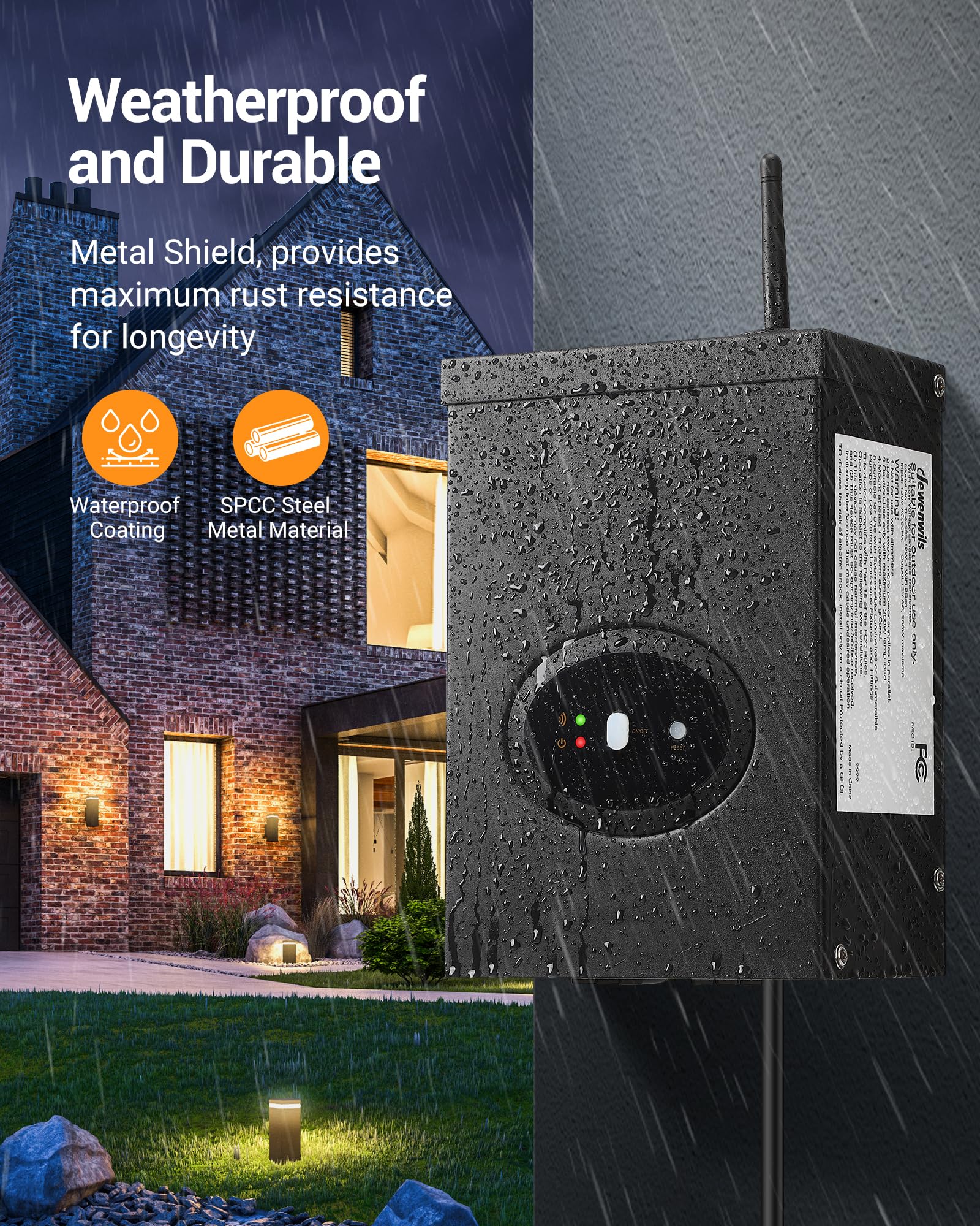 Foto 6 | Transformador Inteligente De Baja Tensión Dewenwils 300w Para Luces Led - Venta Internacional.