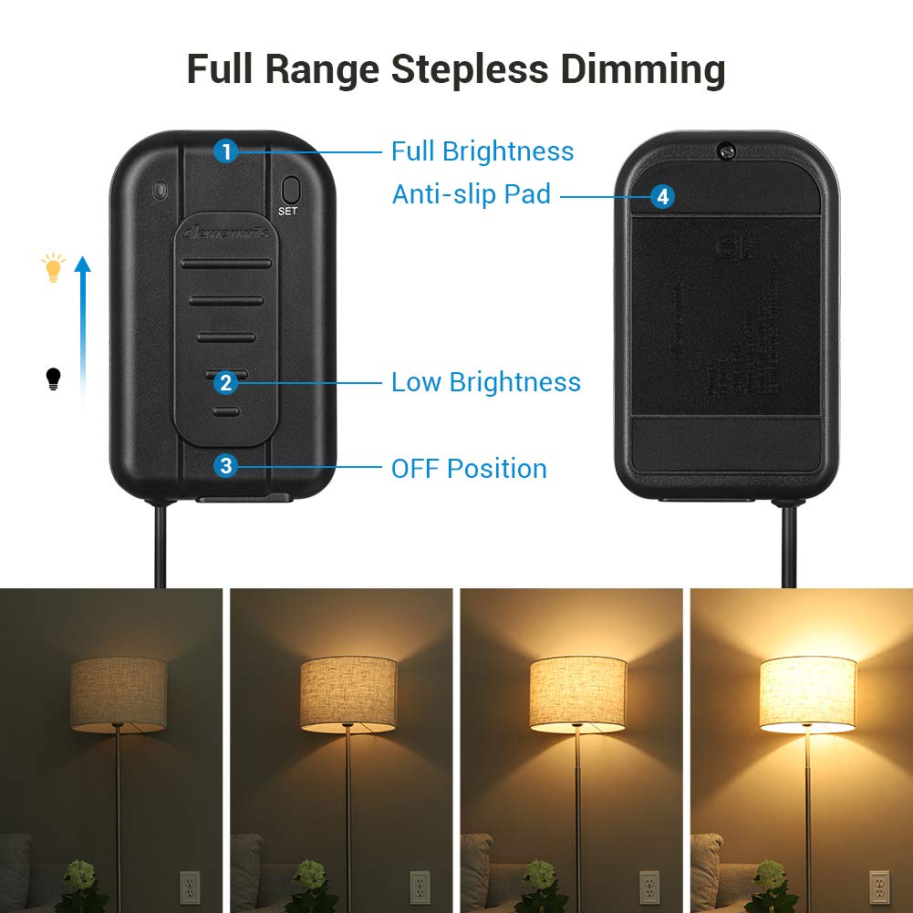 Foto 4 pulgar | Interruptor De Intensidad Dewenwils Enchufable Para Lámpara Led, Cfl/incandescente - Venta Internacional.