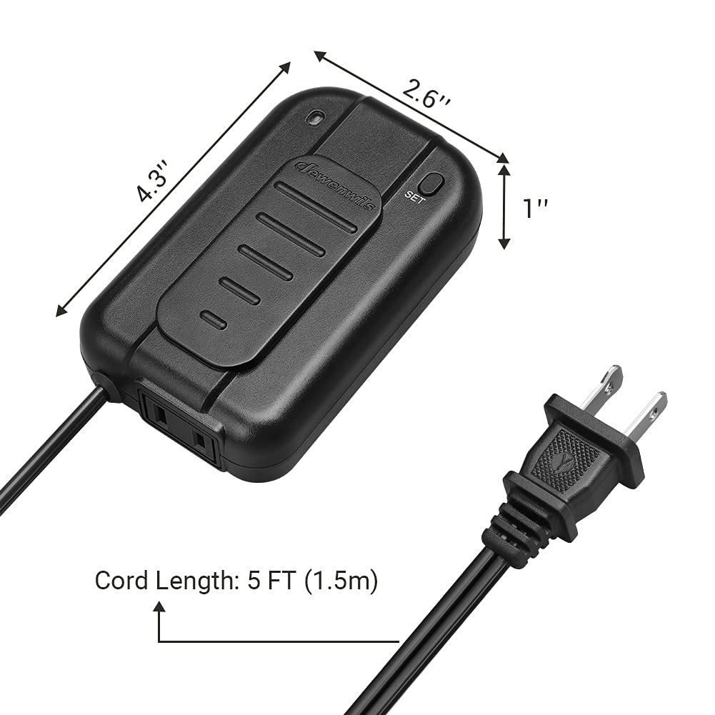 Foto 8 pulgar | Interruptor De Intensidad Dewenwils Enchufable Para Lámpara Led, Cfl/incandescente - Venta Internacional.
