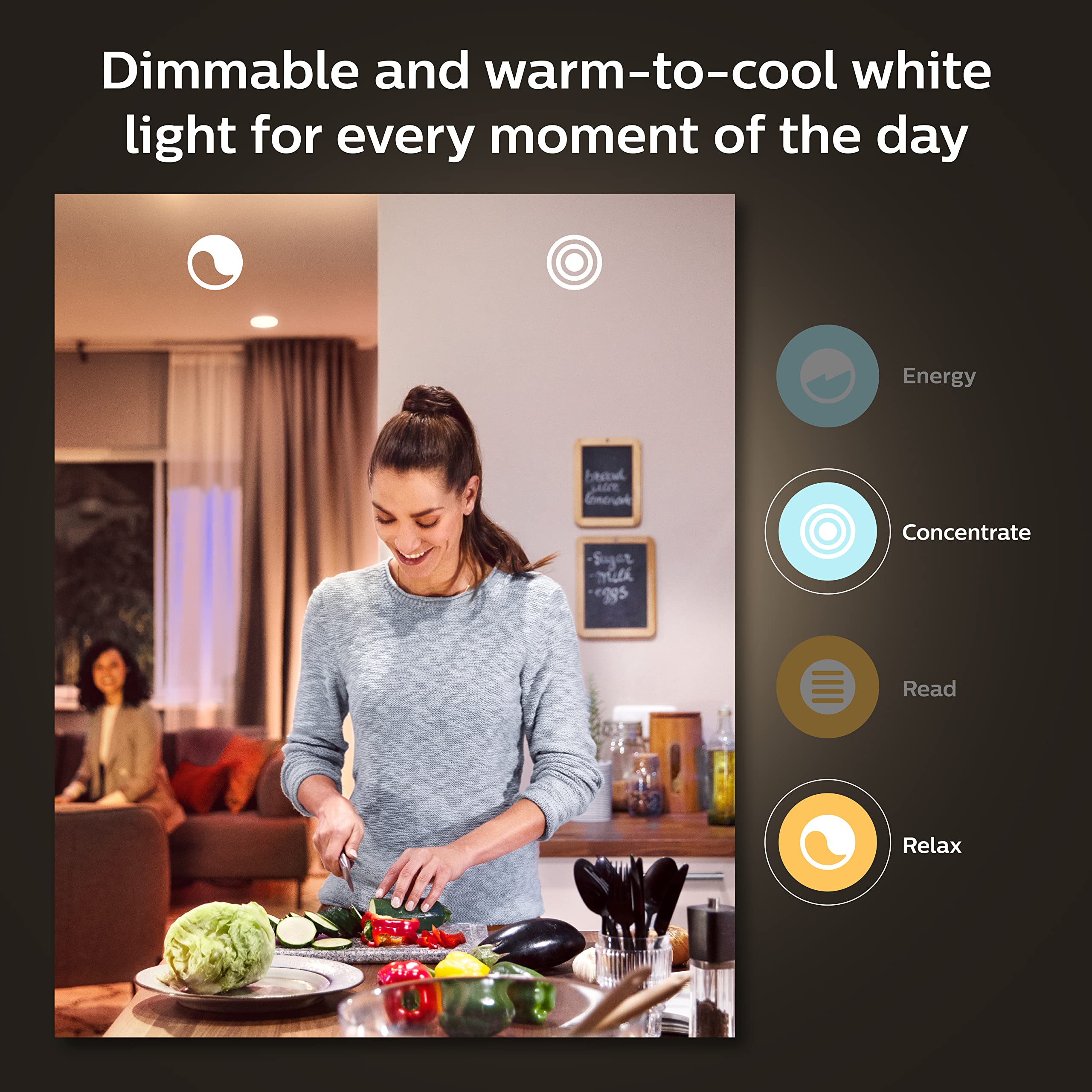 Foto 5 pulgar | Bombilla Led Philips Hue Smart White Ambiance 75 W A19  Paquete De 1 Unidad - Venta Internacional.