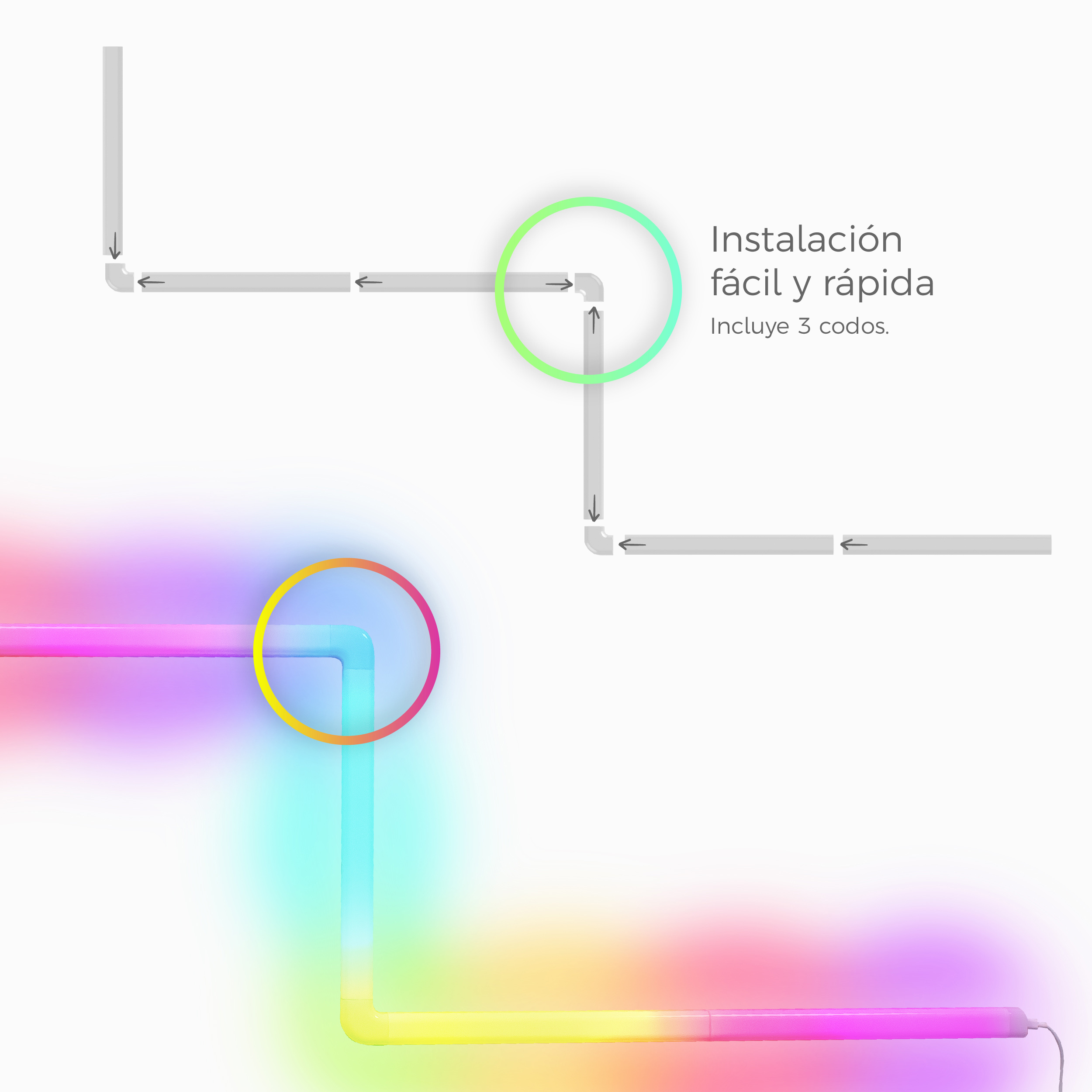 Foto 7 pulgar | Luces Led Binden Dark Lux Pro con Sonido