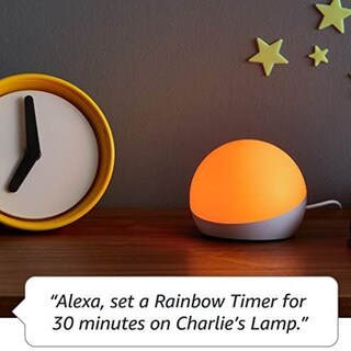 Foto 3 | Lámpara Inteligente Multicolor Echo Glow Blanco