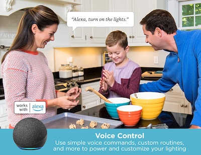 Foto 2 | El Kit Inteligente De Iluminación Para Debajo Del Armario Black+decker Funciona Con Alexa - Venta Internacional.