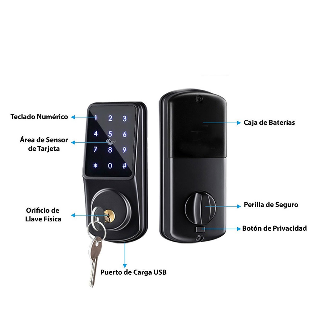 Foto 6 pulgar | Cerradura Inteligente Elegate con Bluetooth 5.0 A220
