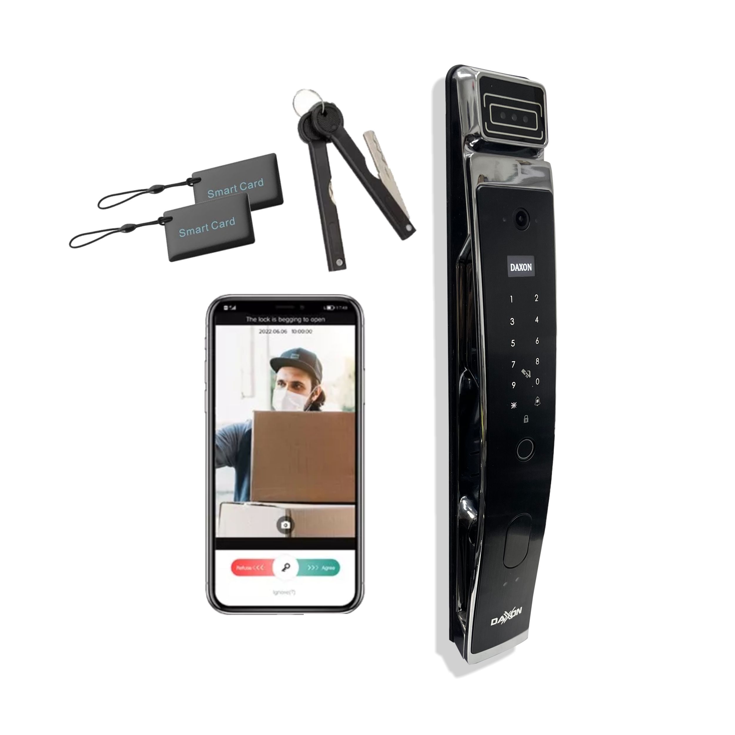 Cerradura Inteligente Electrónica Daxxon Pm100 Max Pro
