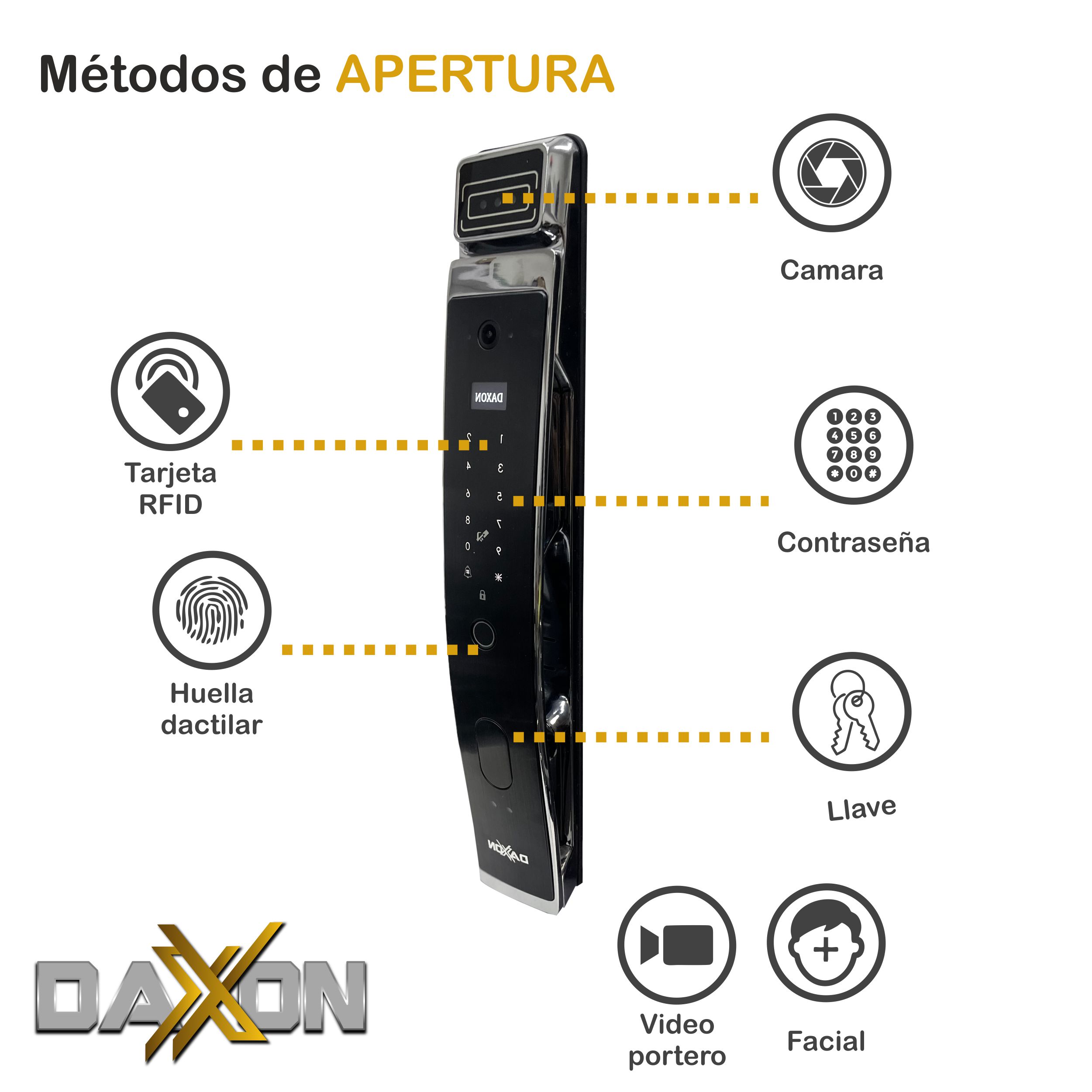 Foto 2 | Cerradura Inteligente Electrónica Daxxon Pm100 Max Pro