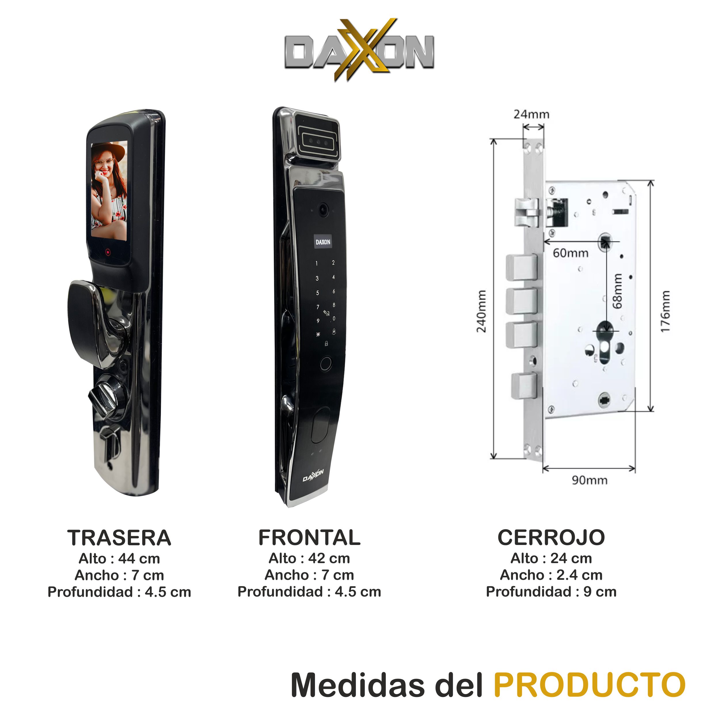 Foto 3 | Cerradura Inteligente Electrónica Daxxon Pm100 Max Pro